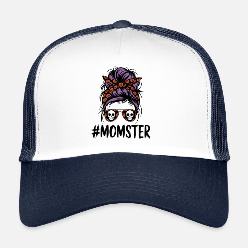Halloween Momster Monster Mom Trucker Cap