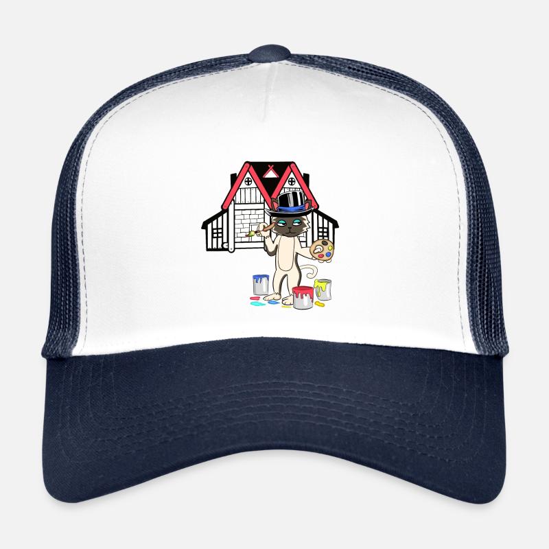 Métier de peintre de chats Emploi de l’espace de travail Casquette trucker 