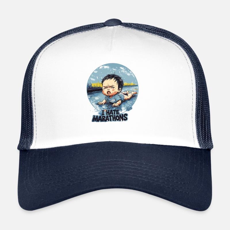 Bébé qui pleure « Je déteste les marathons » Casquette trucker 