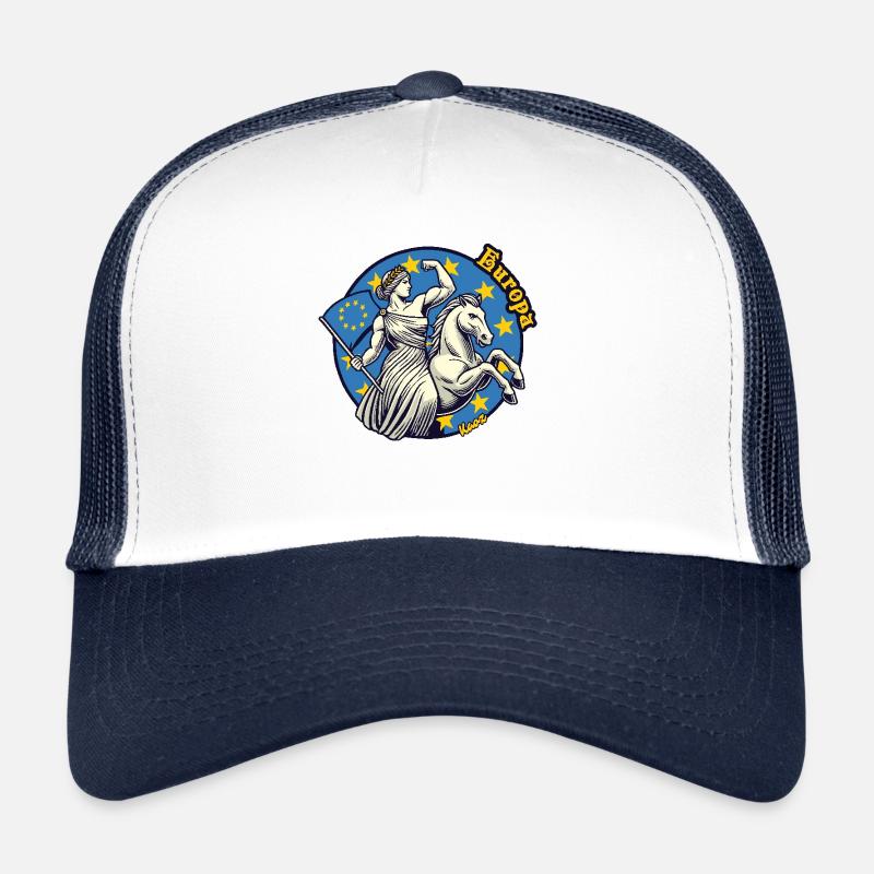 Europa die Schöne und Starke Trucker Cap