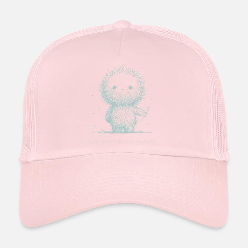 mignon extraterrestre seigneur drôle minimaliste dicton Casquette trucker 