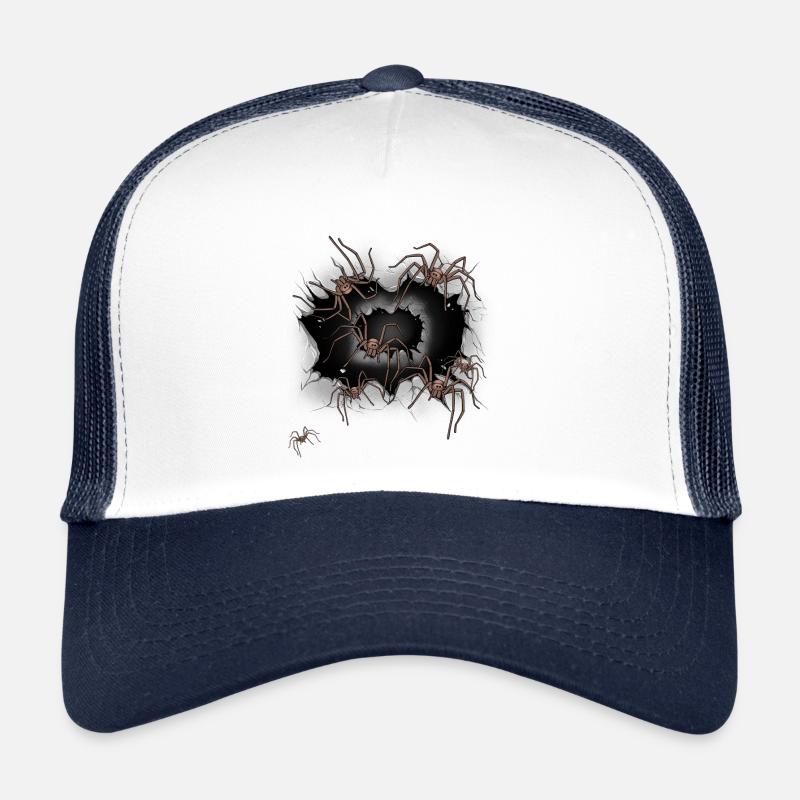 Spinne Spinnen Halloween Trucker Cap
