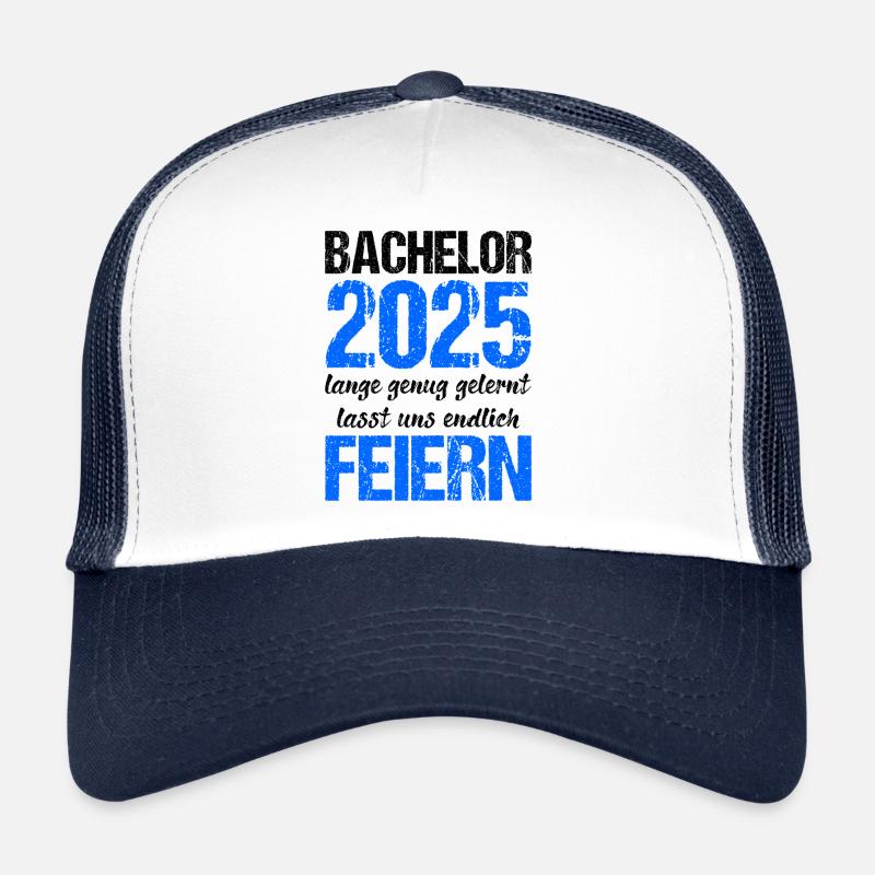 Bachelor 2025 Genug Gelernt Geschenk Student Uni Trucker Cap