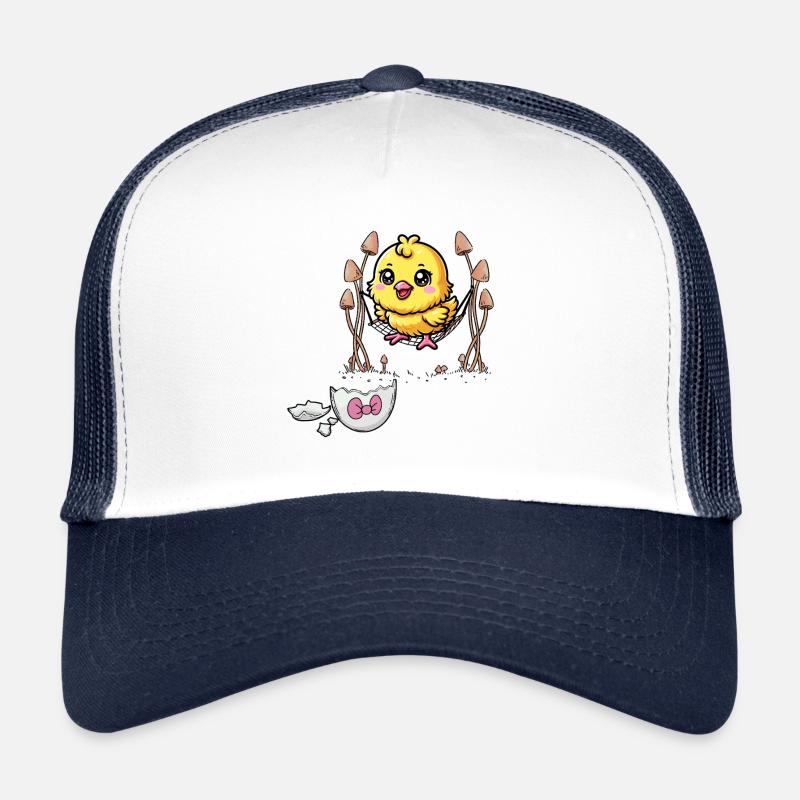 Chick Easter Kids Child Eggshell Baby Chicken Trucker Cap