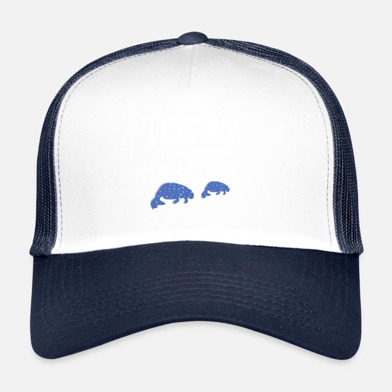Today I'm vintage with the manatees Trucker Cap