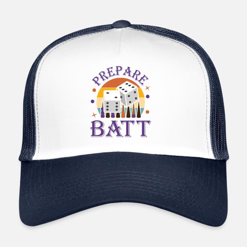 Backgammon Spiel Trucker Cap
