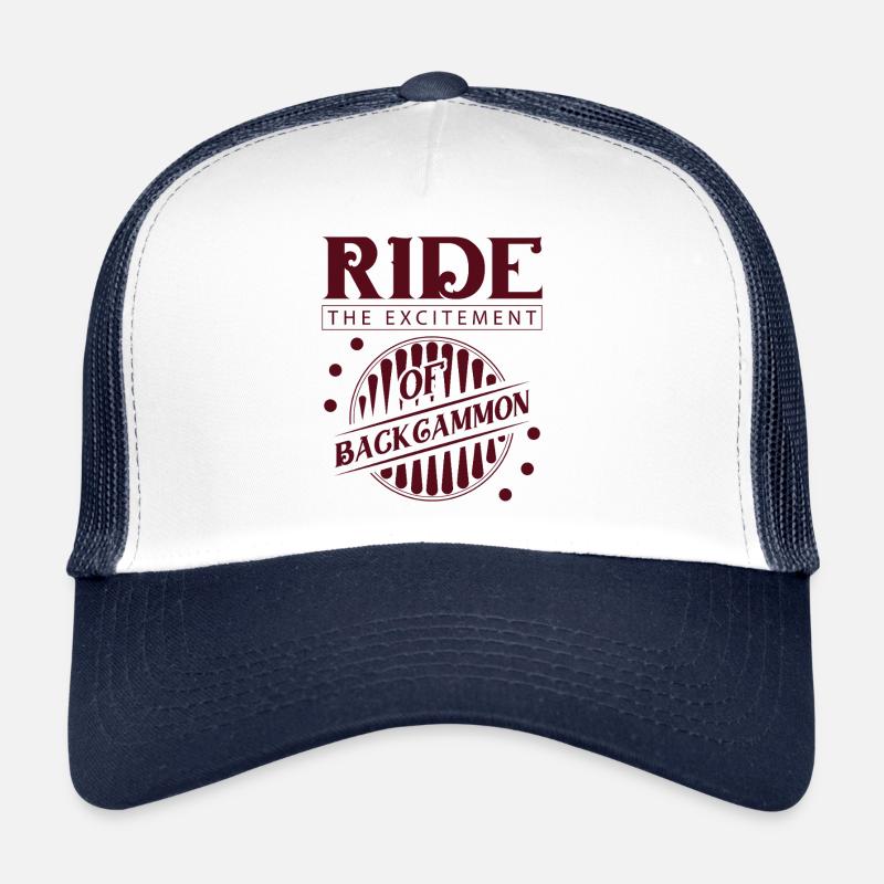 Backgammon Spiel Trucker Cap