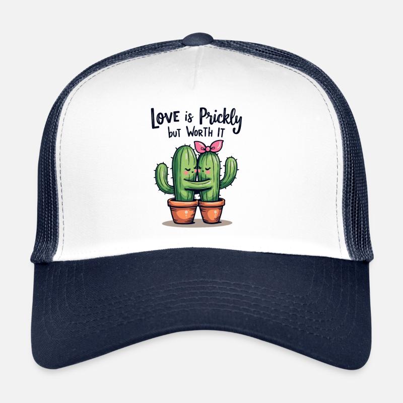 Love is Prickly – Sweet Cactus Love pour les couples Casquette trucker 