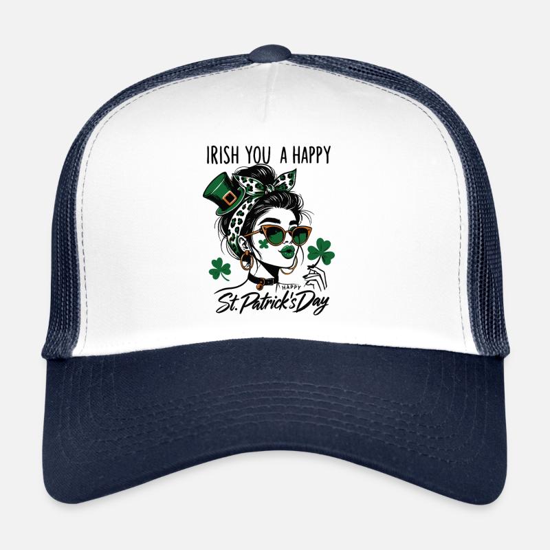 Irlandais Vous Une Fille Heureuse De La Saint-Patrick Casquette trucker 