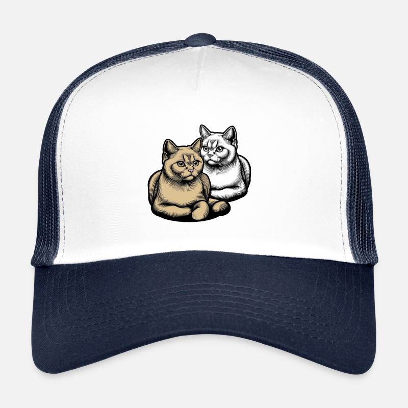 Chat Chat Amoureux des animaux Casquette trucker 