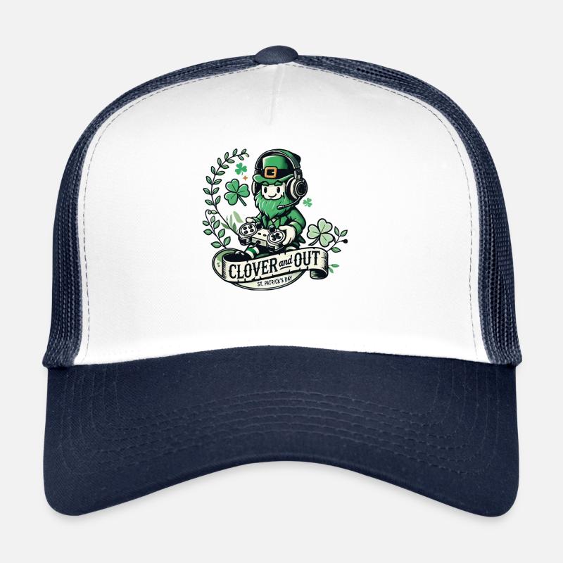 trèfle et out St. Patrick’s Day Gaming Casquette trucker 