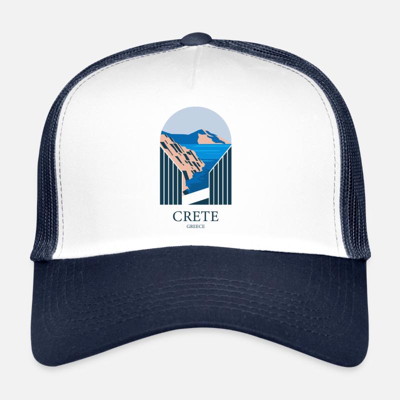 Grete Greece Souvenir : Paysage Sublime Casquette trucker 