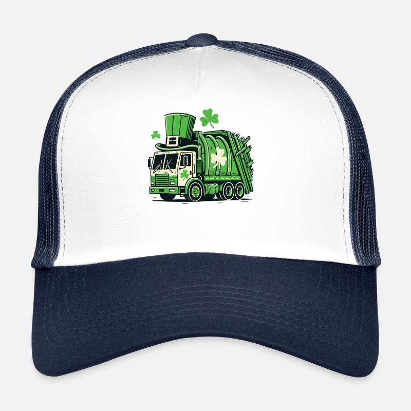 Saint-Patrick Camion à ordures Enfants Fun Casquette trucker 