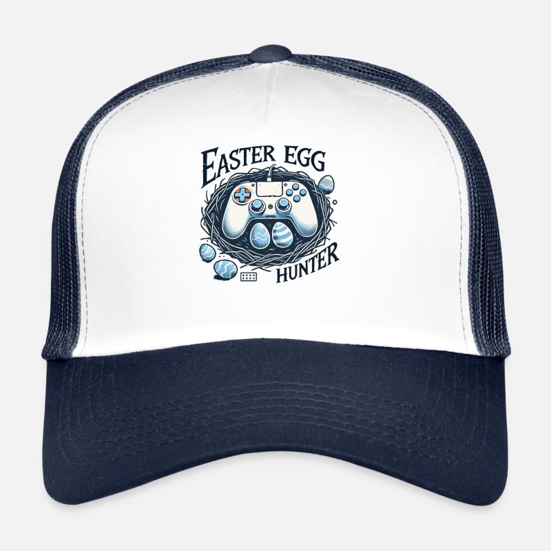 Gaming Easter Egg Hunter Controller Design Trucker Cap