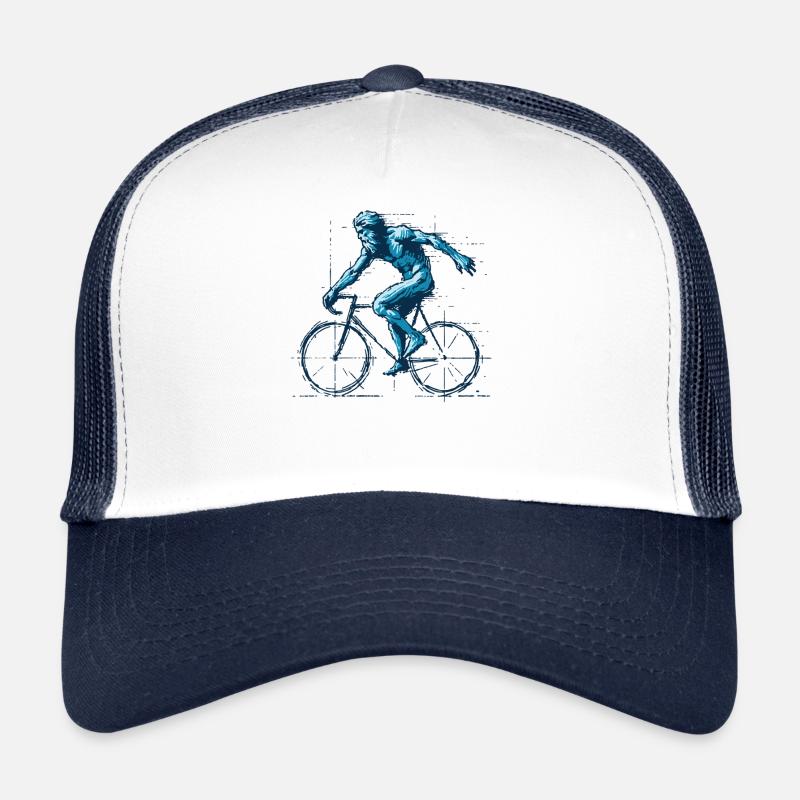 Oeuvre de vélo Blue Figure Cycling Casquette trucker 