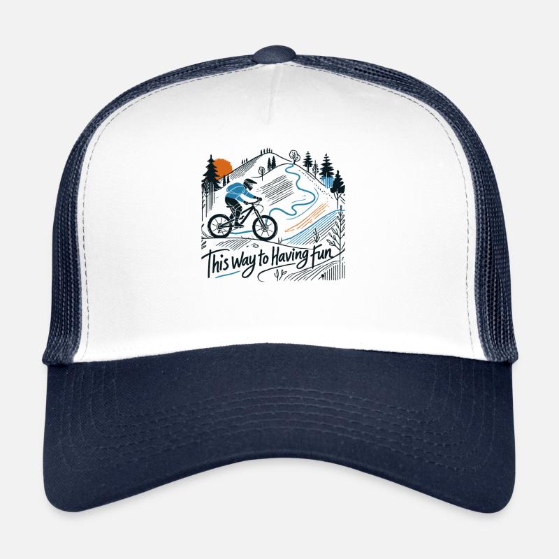 Aventure à vélo pour s’amuser Casquette trucker 