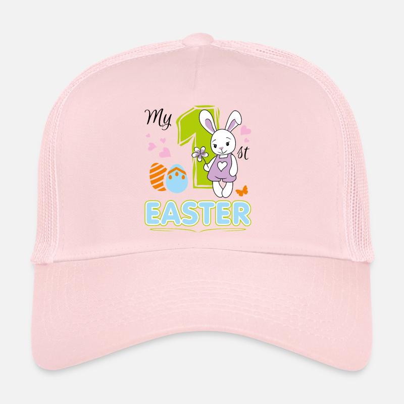 Ma première Pâques. Design mignon avec bébé lapin Casquette trucker 