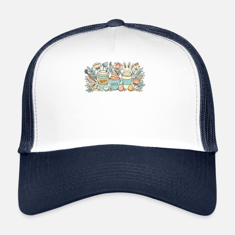 Osterhase Kaffeetasse Latte Macchiato Ostern Trucker Cap