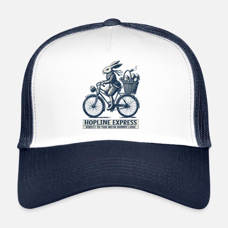 Easter Hopline Express Retro Aesthetic Trucker Cap
