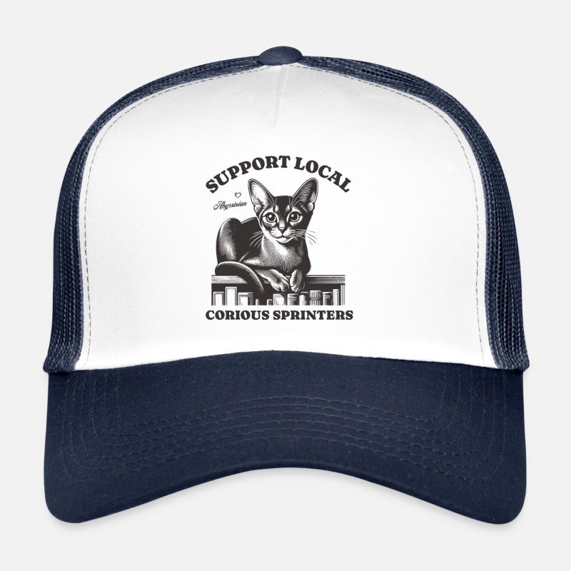 Katze Support Local Abyssinian Trucker Cap