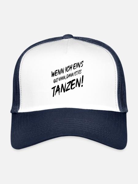 Danseurs S’il y a bien une chose pour laquelle je suis doué, c’est la danse des hommes - Casquette trucker  - blanc/marine - Devant