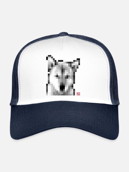 Jindo Mosaic mL - Trucker Cap - white/navy - Front