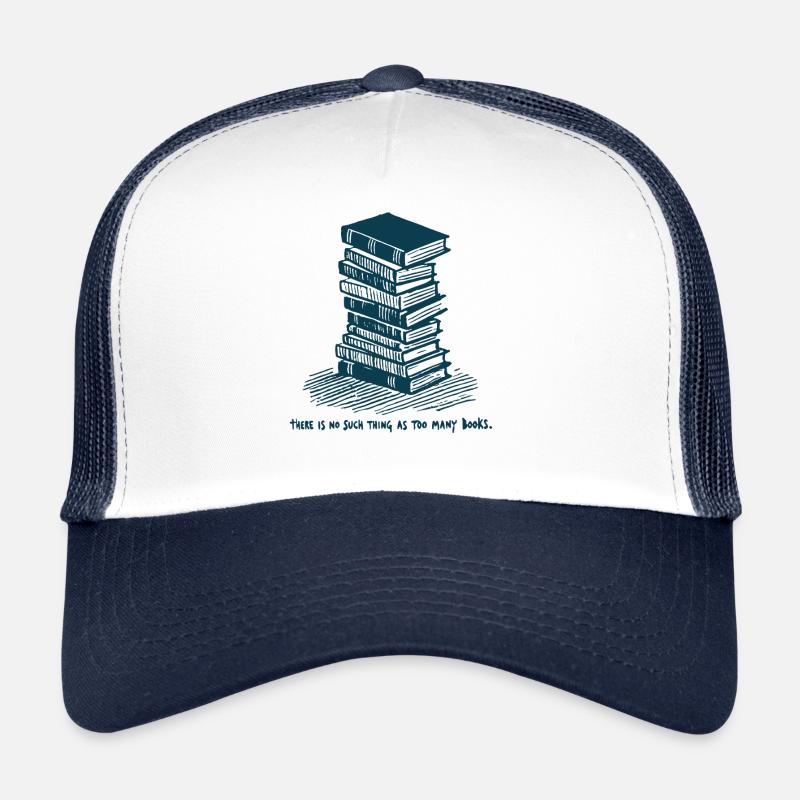Retro book book design for bibliophile enthusiasts Trucker Cap