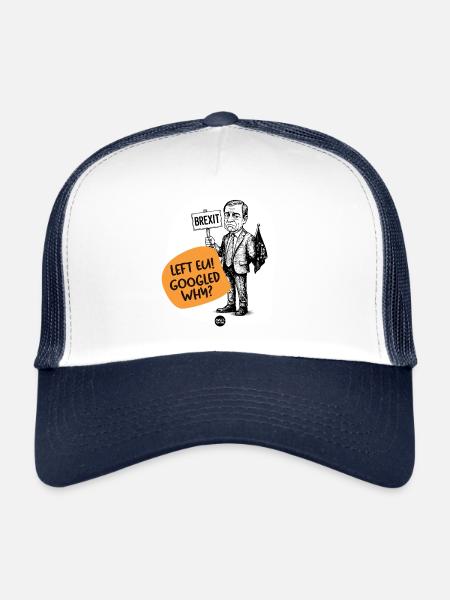 Exit Regret Syndrome - Trucker Cap - white/navy - Front
