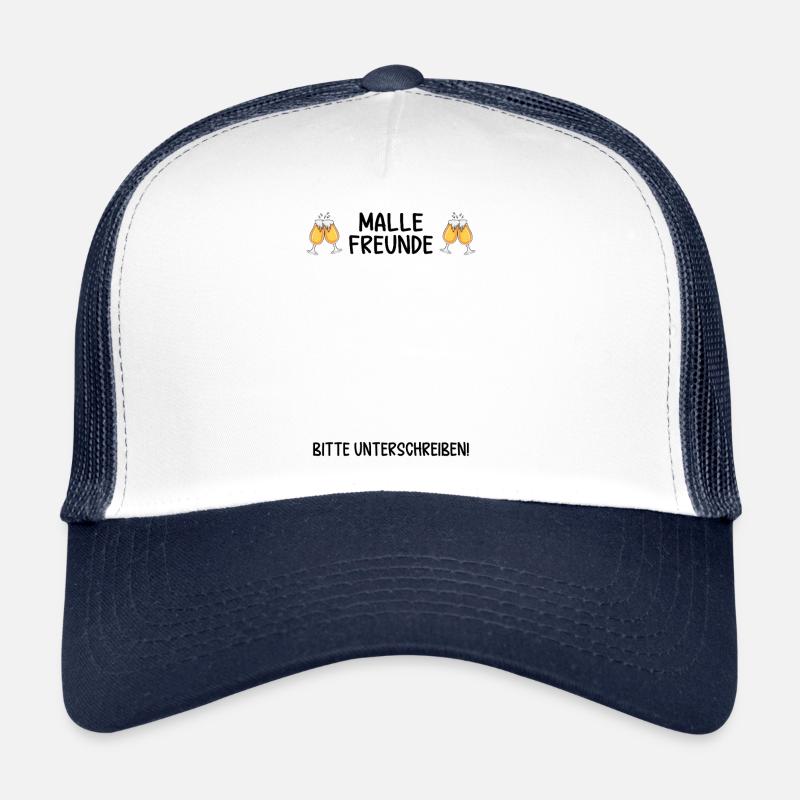 Malle les amis, signez Casquette trucker 