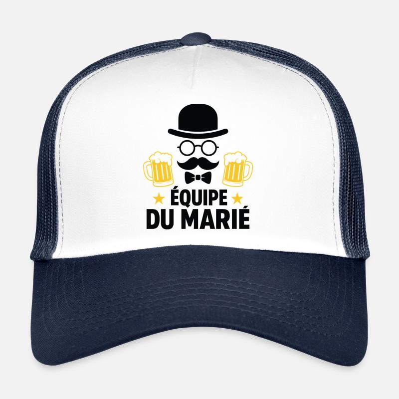 Équipe du Marié - EVG Humour Bière Casquette trucker 