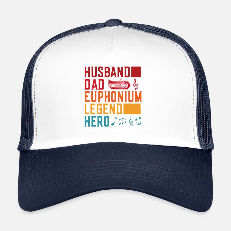 Euphonium Mari Papa Légende Héros Barytons Casquette trucker 