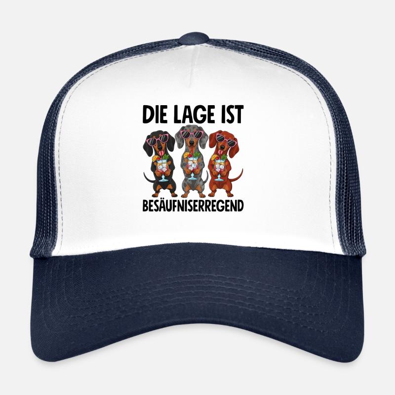 Die Lage Ist Besäufniserregend Trucker Cap