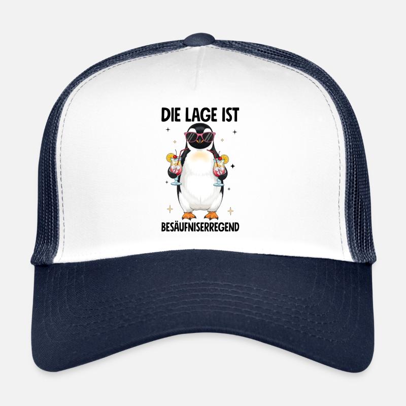 Die Lage Ist Besäufniserregend Trucker Cap