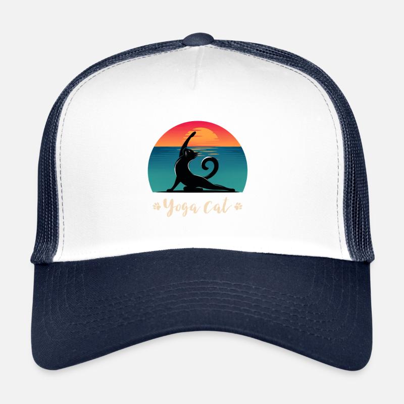 Chat de yoga Casquette trucker 