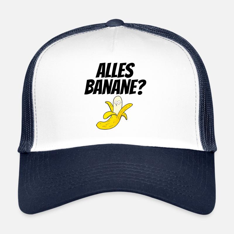 Fruit Banane Banane Drôle Végétalien Végétalien Casquette trucker 