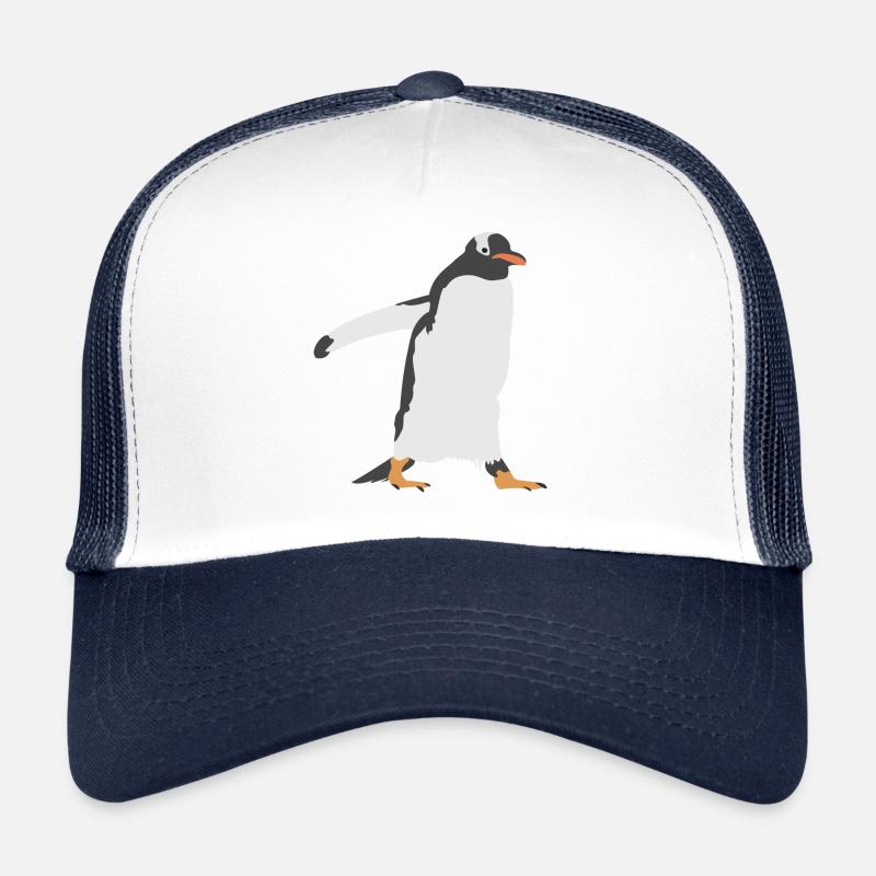 süsser Pinguin - Trucker Cap - Weiß/Navy