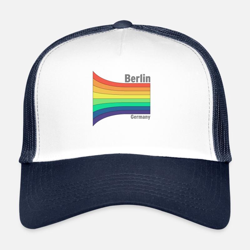 Berlin Regenbogen Stolz Souvenir Mitbringsel Trucker Cap