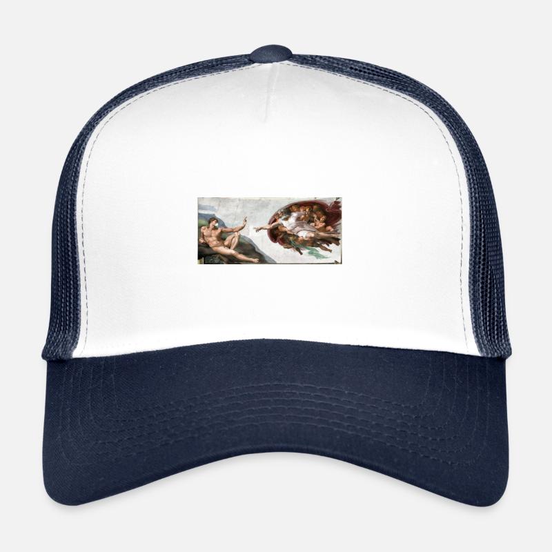 La création d'Adam (style Corona) | Art masqué Casquette trucker 