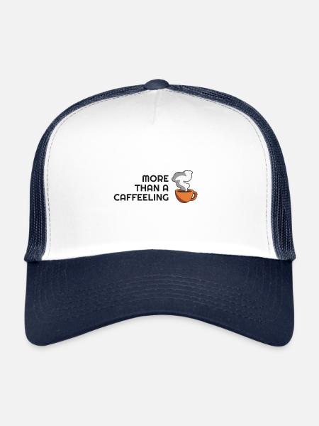 Coffee Sayings for Barista Summer 2022 Funny - Trucker Cap - white/navy - Front