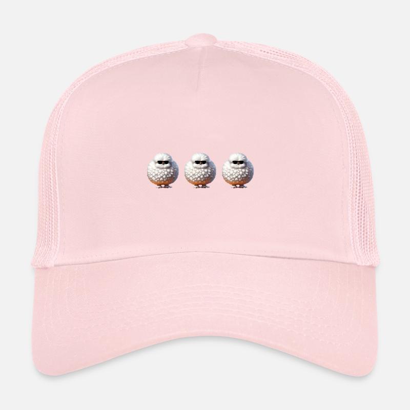 Silkie Chickens Fluffy Silky Chicken Gang Casquette trucker 