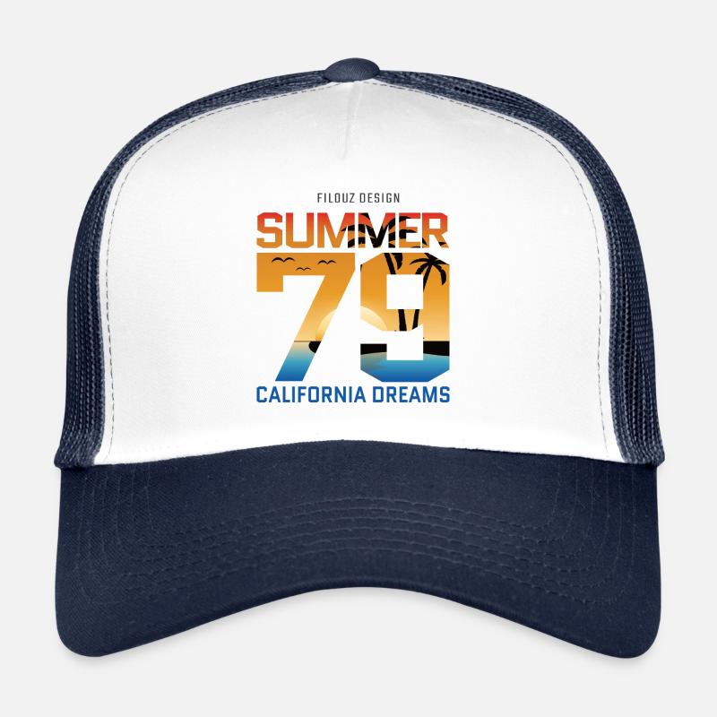 79 Summer - Trucker Cap - Weiß/Navy