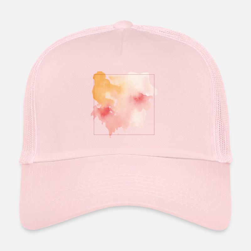 Abstract art, watercolor, splash, colorful, DIY Trucker Cap