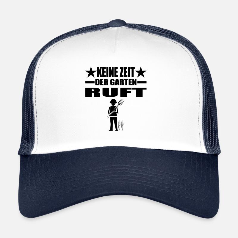 Garten - Trucker Cap - Weiß/Navy