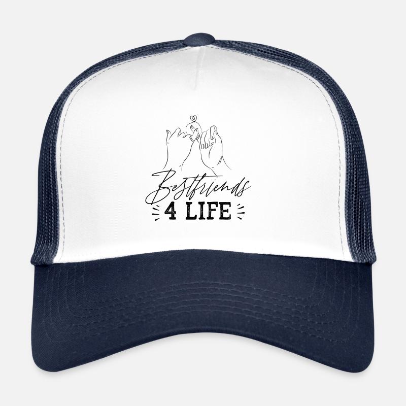 Beste Freunde fürs Leben Freundschaft Spruch Trucker Cap