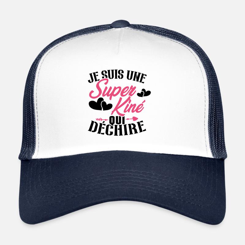 Je suis une Super kiné qui déchire Casquette trucker 
