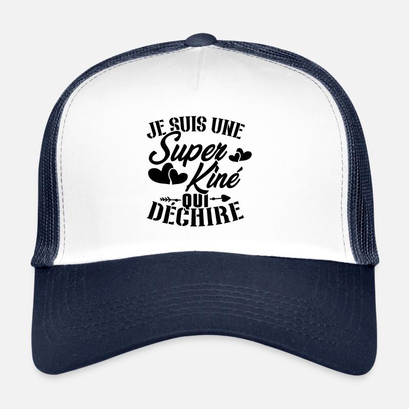 Je suis une Super kiné qui déchire Casquette trucker 