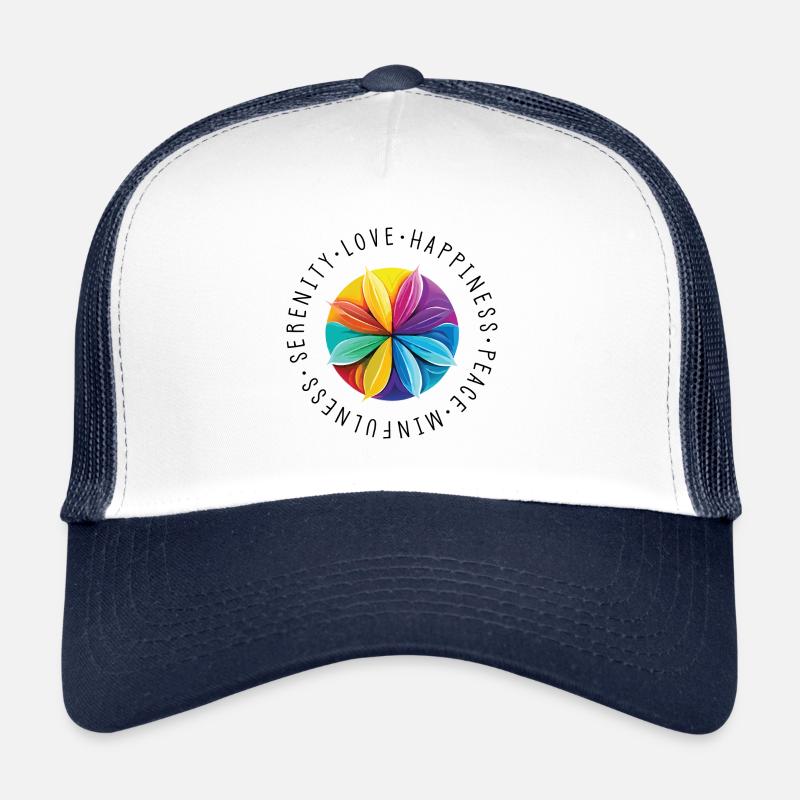 Sérénité - Méditation - Amour - Joie Casquette trucker 