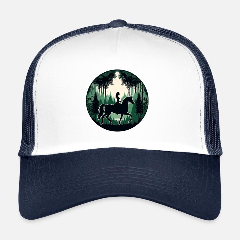 Arabisches Pferd Frau Trucker Cap