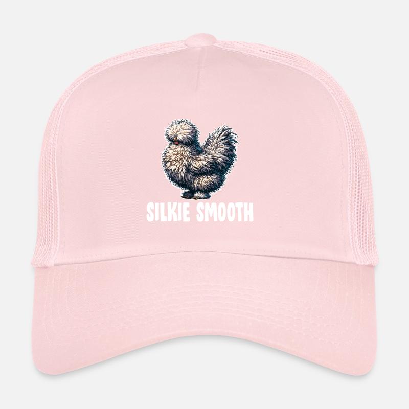 Silkie poulet Silkie poule dessin Casquette trucker 