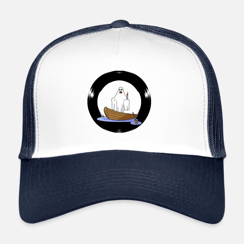 Geister Schiff Seefahrt Spuk Gespenst Halloween Trucker Cap